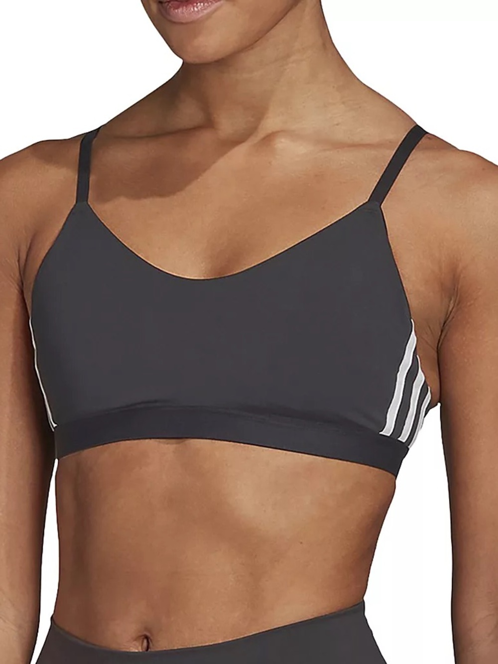 Adidas All Me 3 Stripe Sports Bra FJ7281